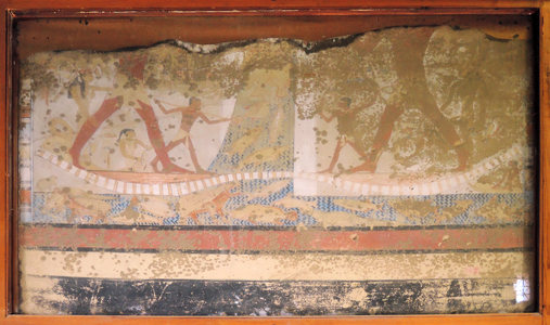 One of Target artifacts of mural paintings group